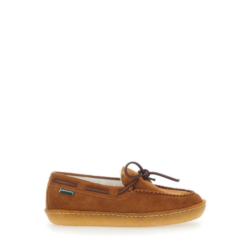 Sebago Women Loafers Colton With Rubber Sole And Leather Details Brown Men